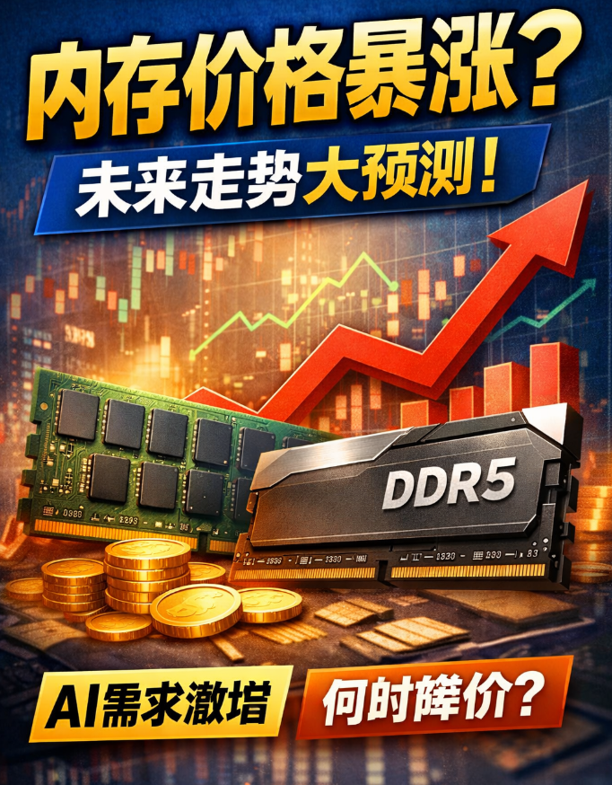 📈 内存价格为何这么高？一文看懂市场现状与未来走势
