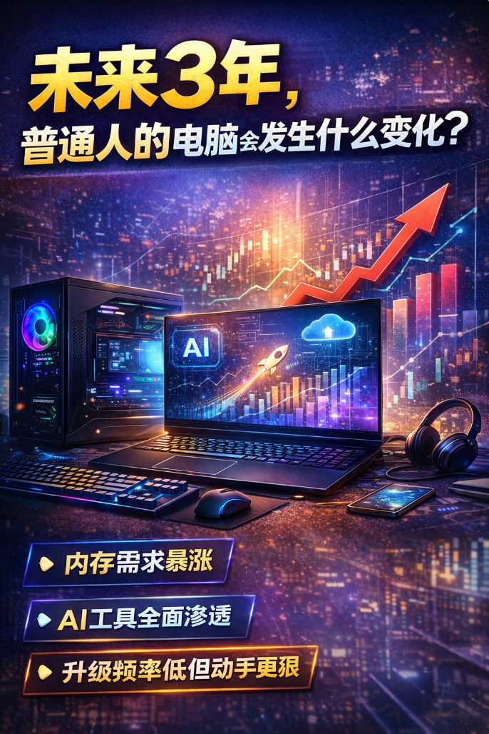 未来 3 年，普通人的电脑会发生什么变化？
