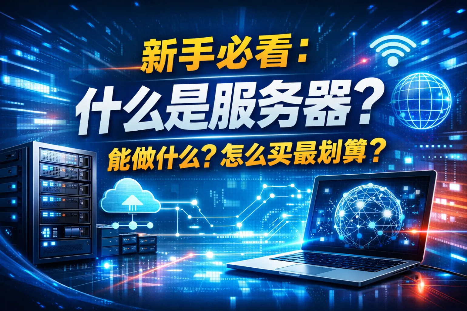 新手必看：什么是服务器？服务器能做什么？怎么买最划算（2026详细版） 封面