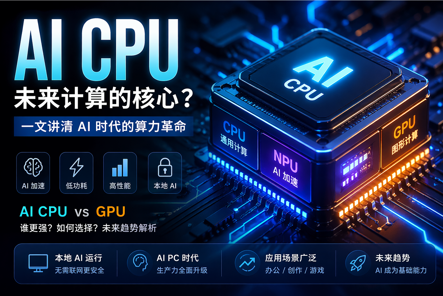AI CPU：未来计算的核心？一文讲清 AI 时代的算力革命 封面