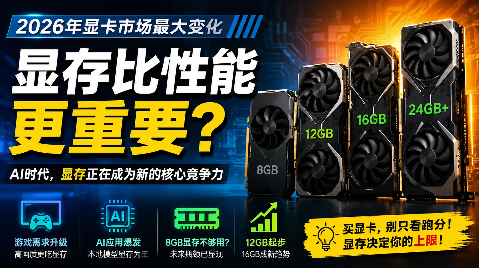 显存比性能更重要？2026年显卡市场最大的变化 封面